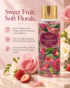 Victoria’s Secret Charming Rose Fragrance Mist – Strawberry Jam & Freesia, 8.4 fl oz