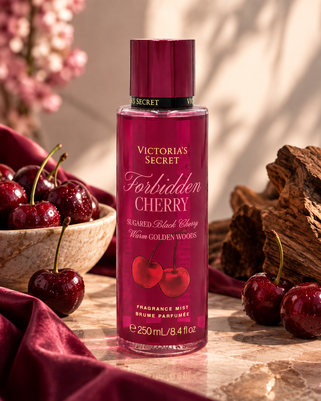 Victoria's Secret Forbidden Cherry Fragrance Body Mist 8.4 Fl Oz