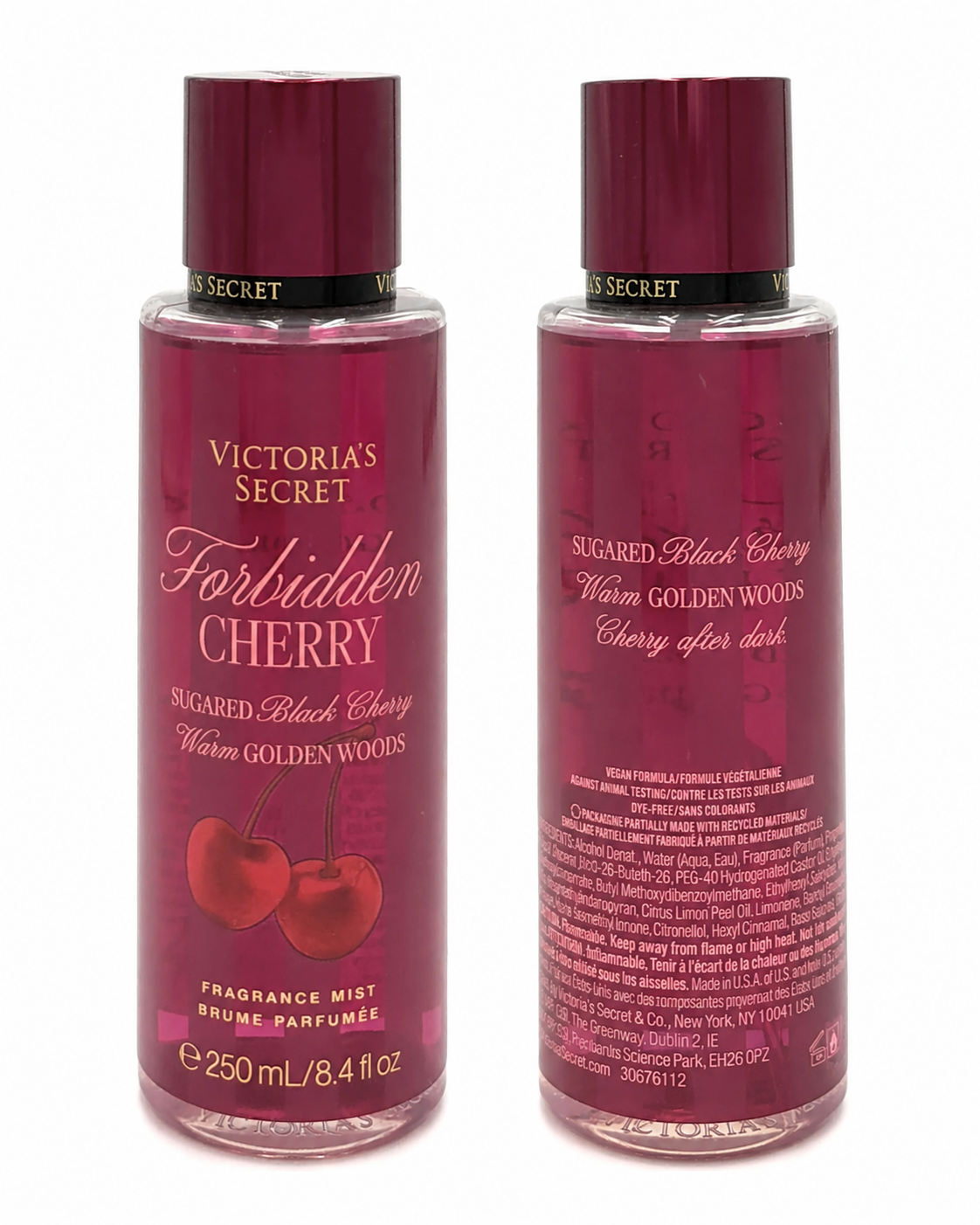 Victoria's Secret Forbidden Cherry Fragrance Body Mist 8.4 Fl Oz