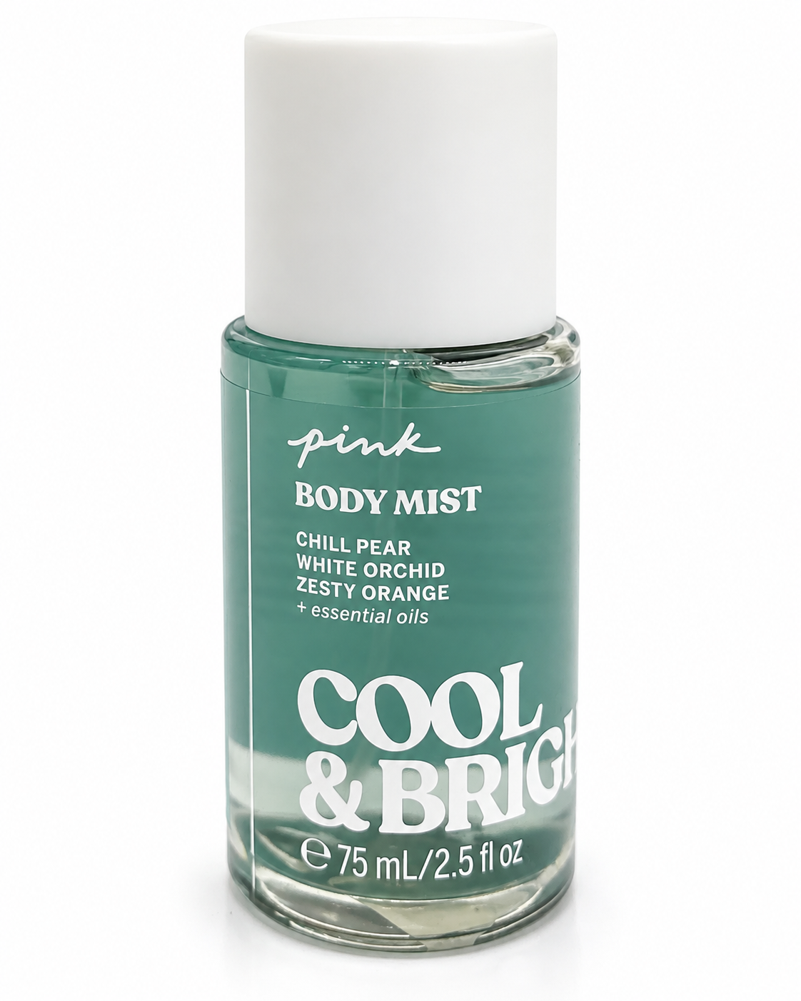 PINK Cool & Bright Body Mist – Chill Pear, White Orchid & Zesty Orange, 2.5 fl oz