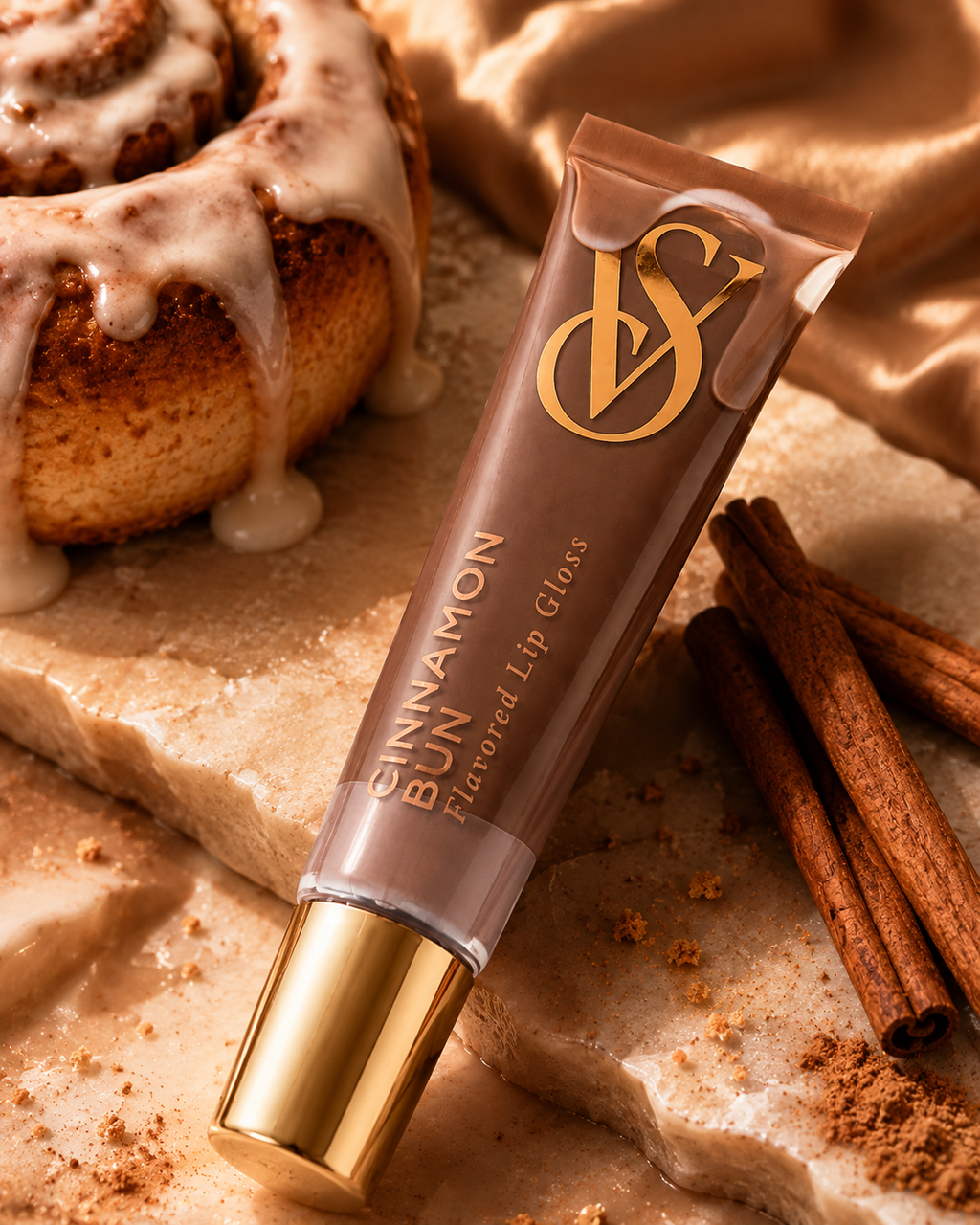 Victoria's Secret Cinnamon Bun Flavor Gloss, 0.46 oz.