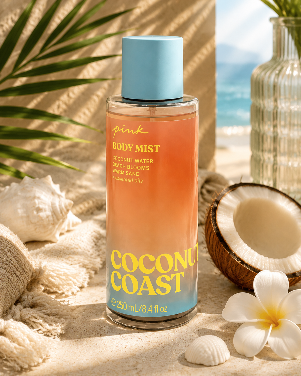Victoria’s Secret PINK Coconut Coast Scented Body Mist 8.4 oz