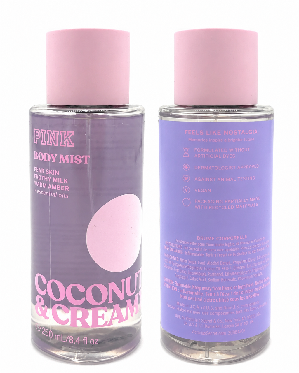 Victoria's Secret PINK Coconut & Cream Body Mist, 8.4 fl oz