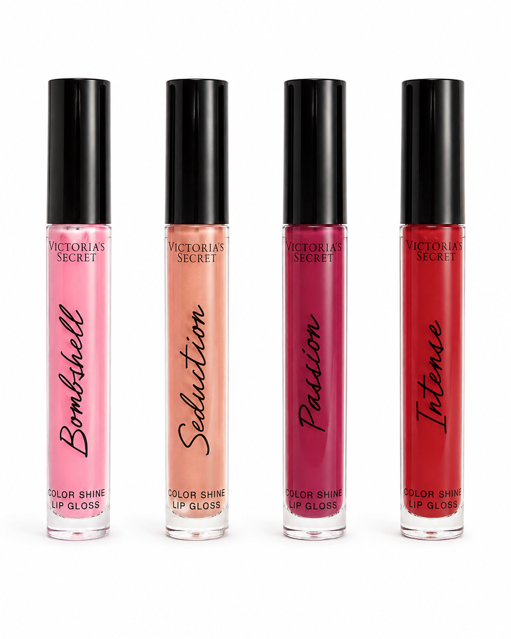 Victoria’s Secret Bombshell Color Shine Lip Gloss Set 4-Piece