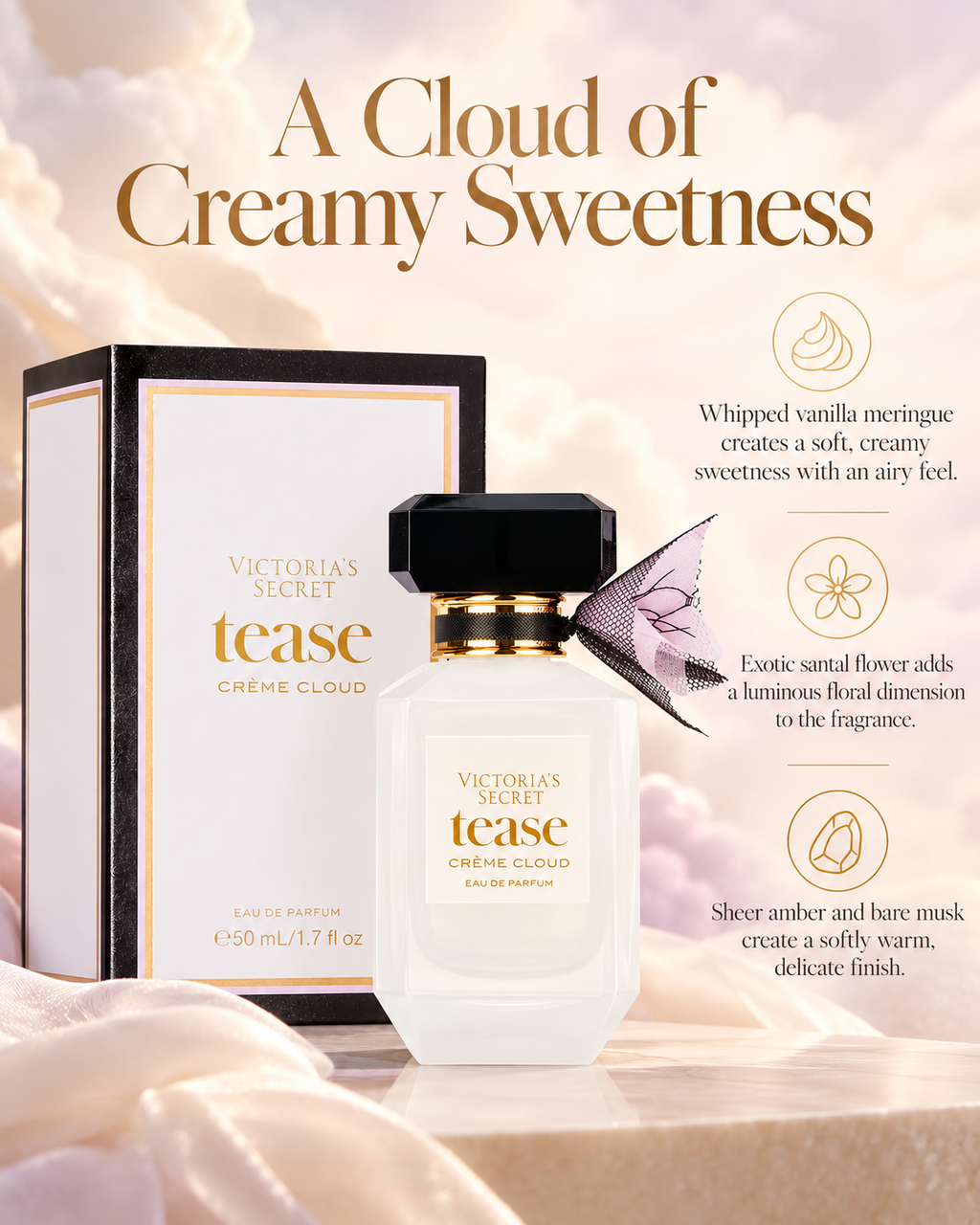 Victoria’s Secret Tease Crème Cloud Eau de Parfum 1.7 oz