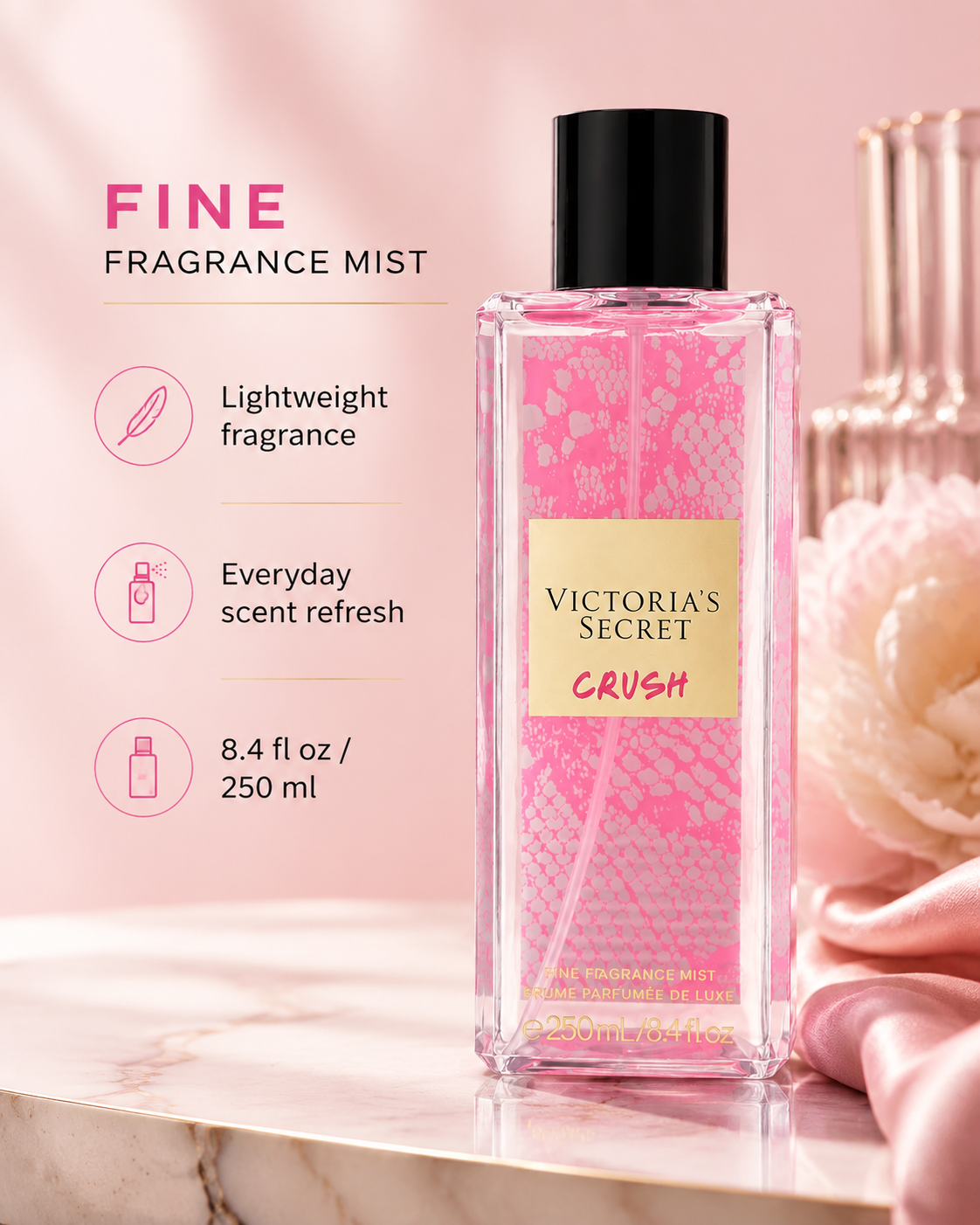 Victoria’s Secret Crush Fine Fragrance Mist 8.4 fl oz