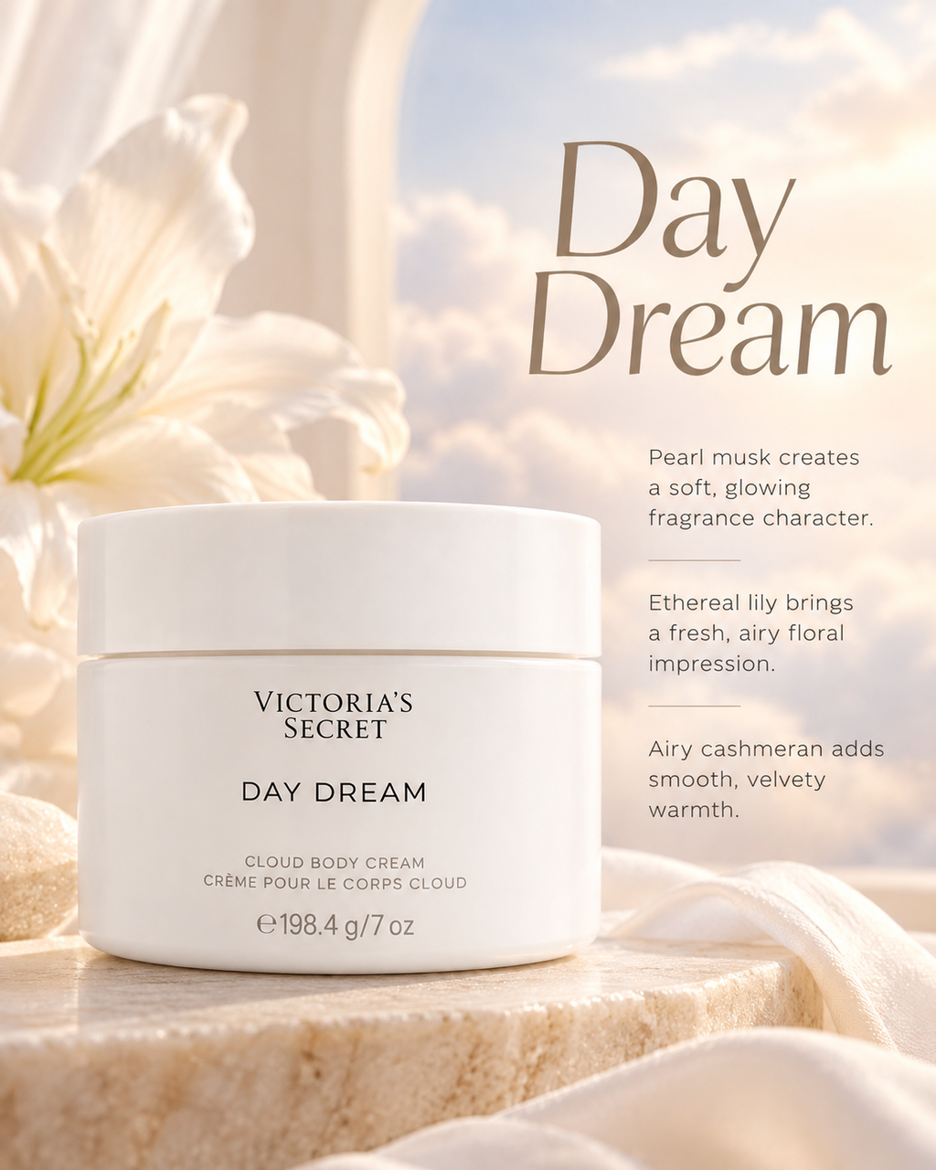 Victoria’s Secret Day Dream Cloud Body Cream 7 oz