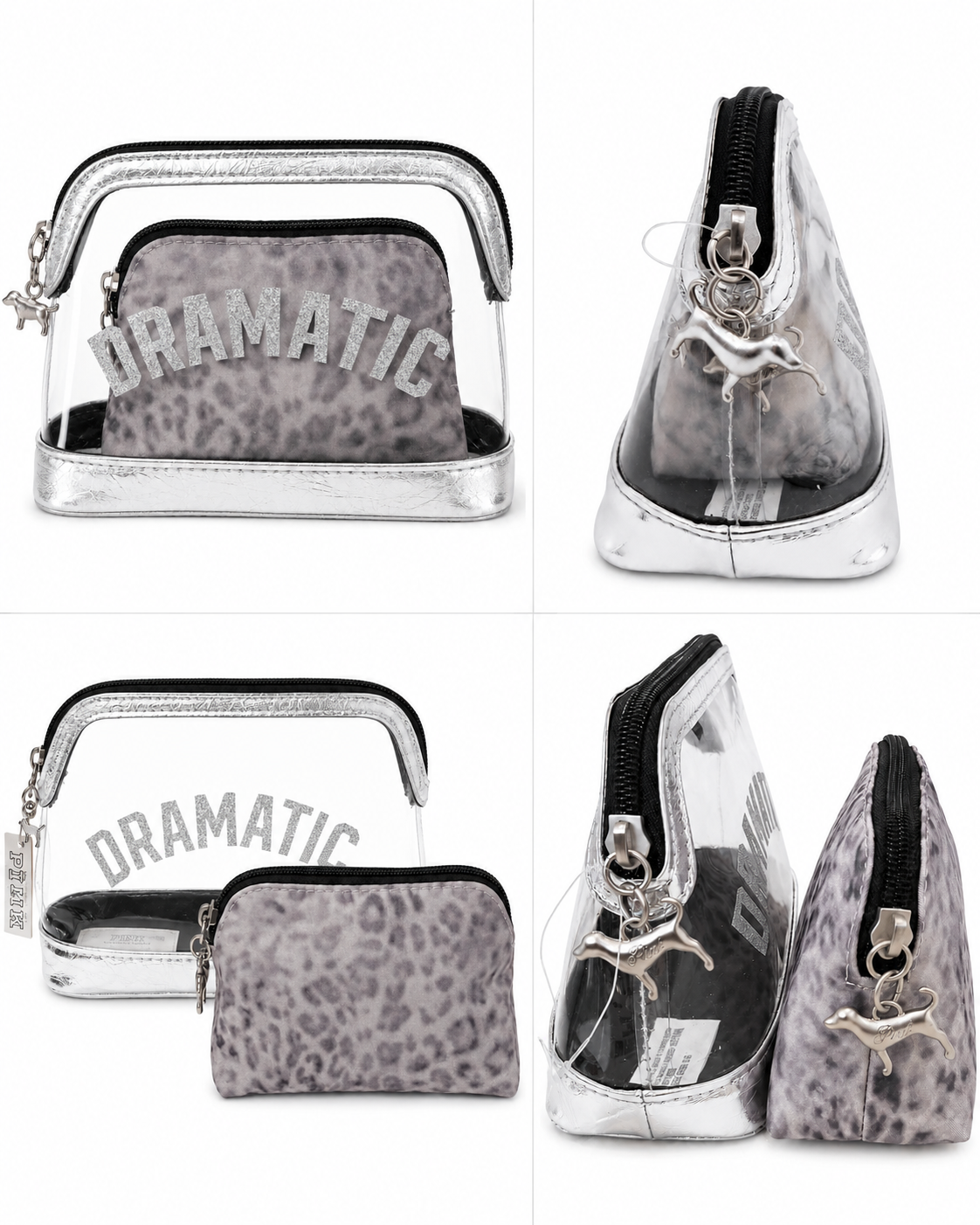 Victoria’s Secret PINK Dramatic 2-Pc Makeup Bag Set