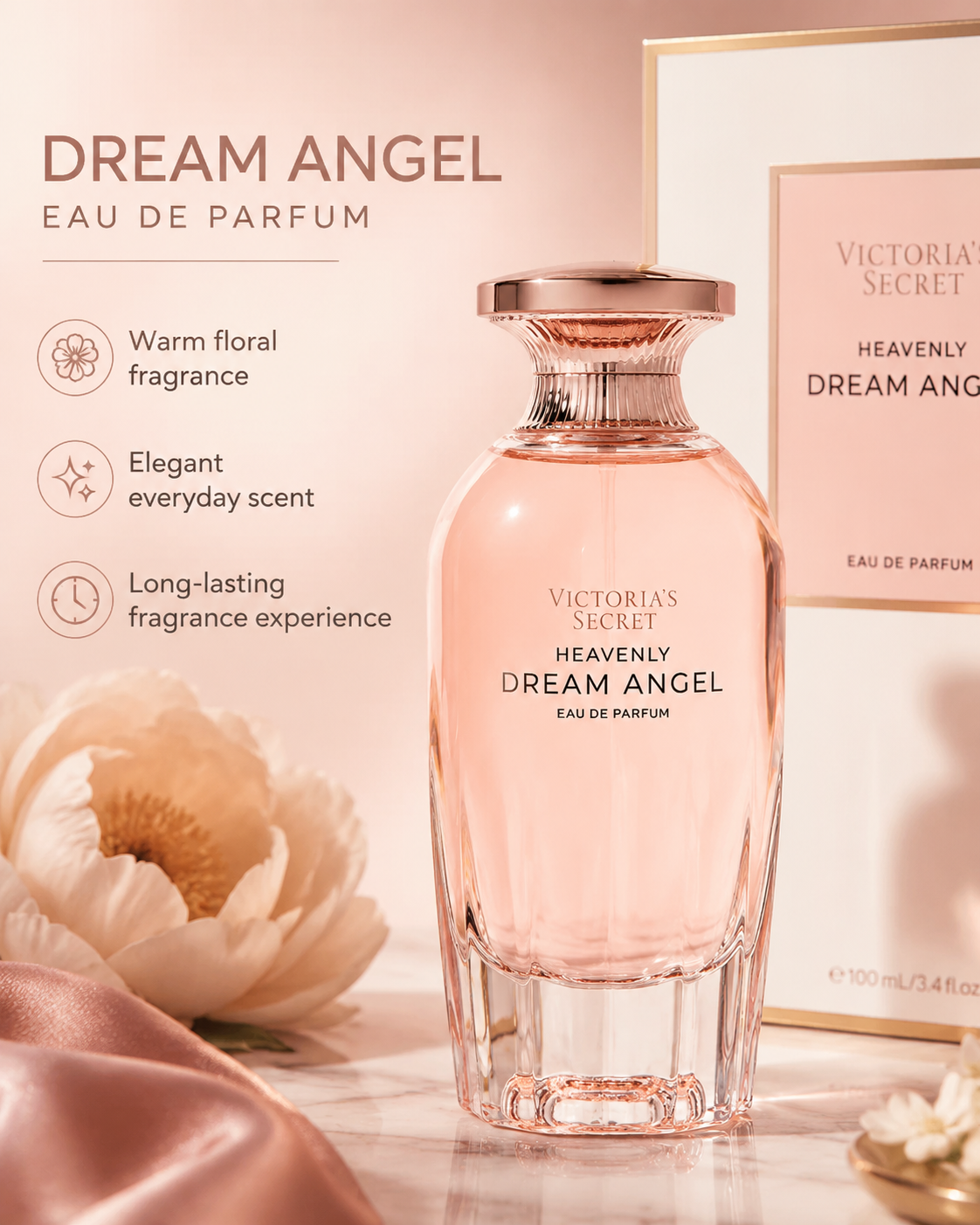 Victoria’s Secret Dream Angel Eau de Parfum 3.4 oz