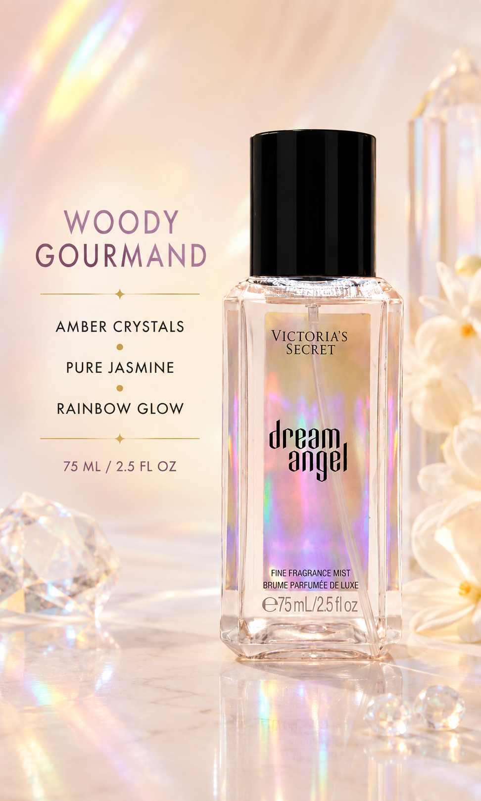 Victoria’s Secret Dream Angel Travel Fine Fragrance Mist, 2.5 fl oz