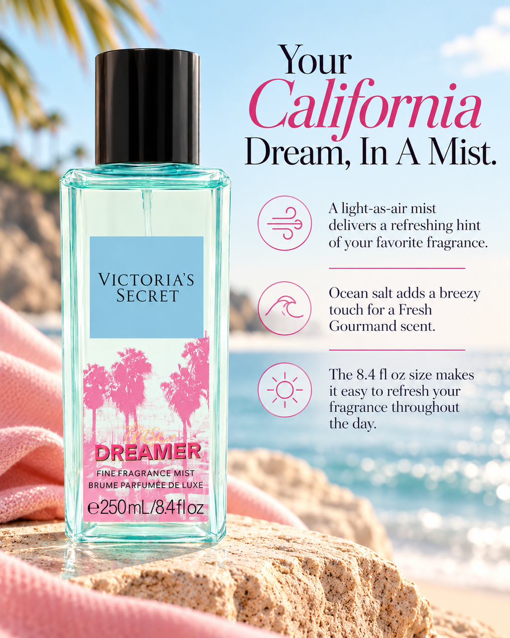 Victoria’s Secret Tease Dreamer Fine Fragrance Mist 8.4 oz