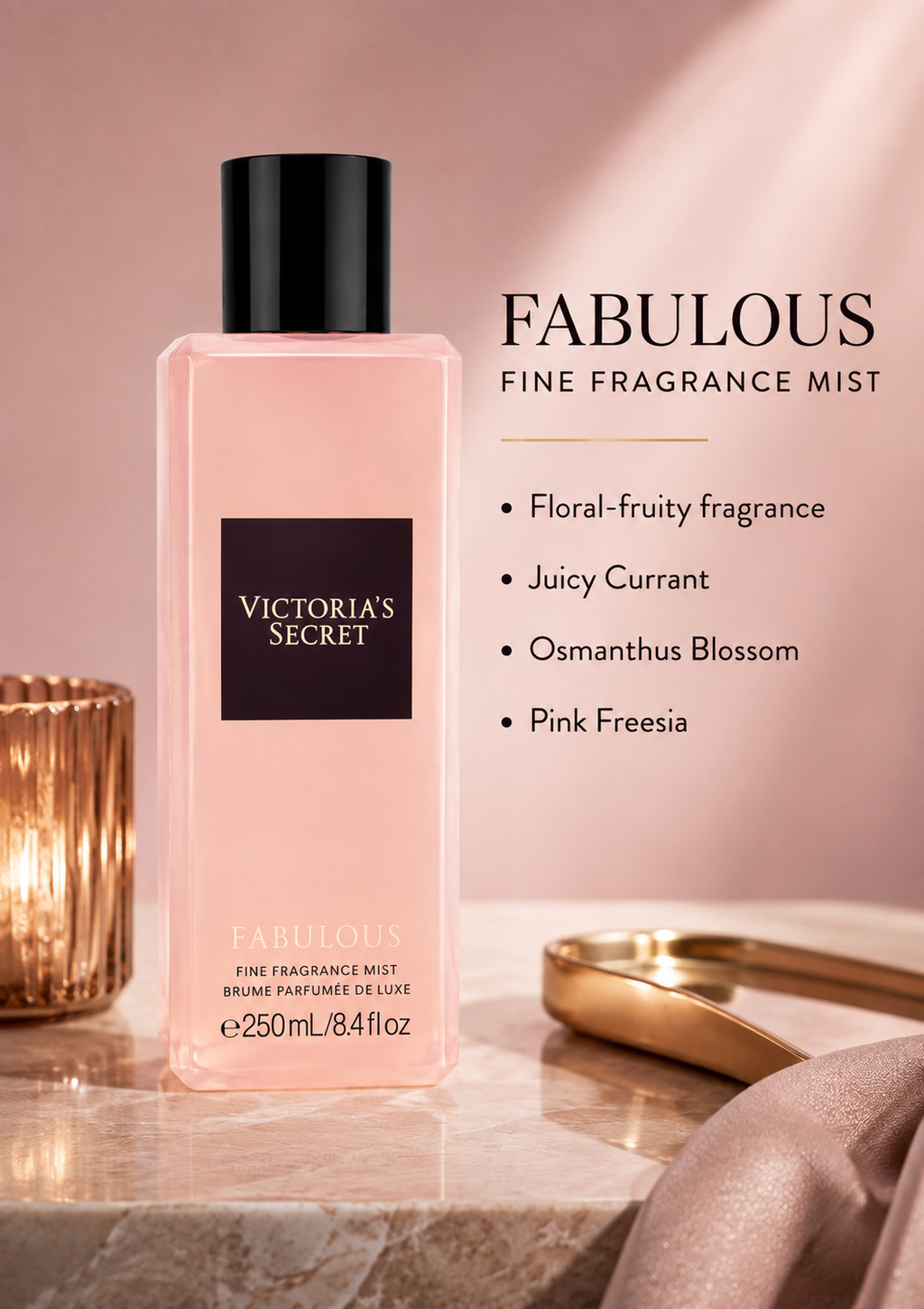 Victoria’s Secret Fabulous Fine Fragrance Mist, 8.4 fl oz
