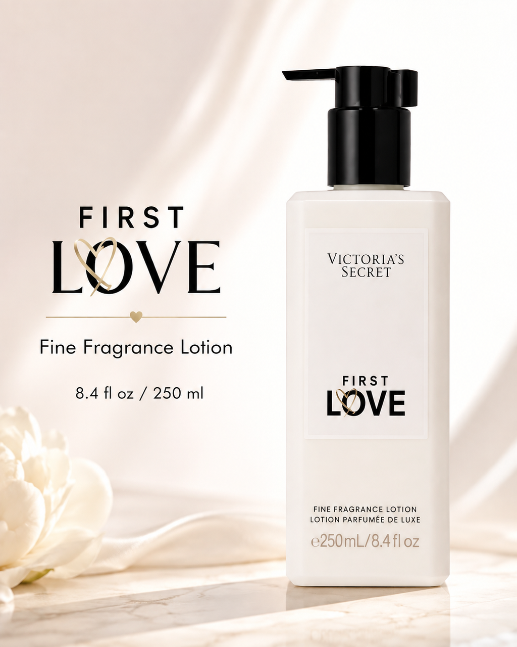 Victoria's Secret First Love Fine Fragrance Lotion, 8.4 fl oz