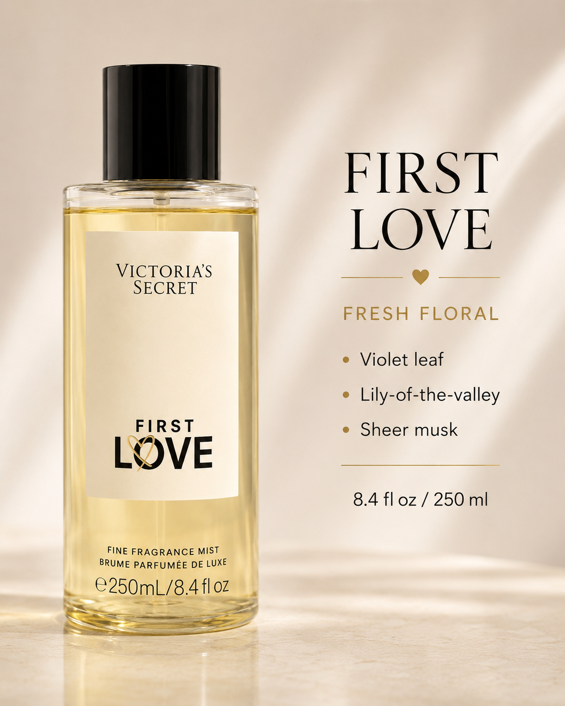 Victoria’s Secret First Love Fine Fragrance Mist 8.4 oz