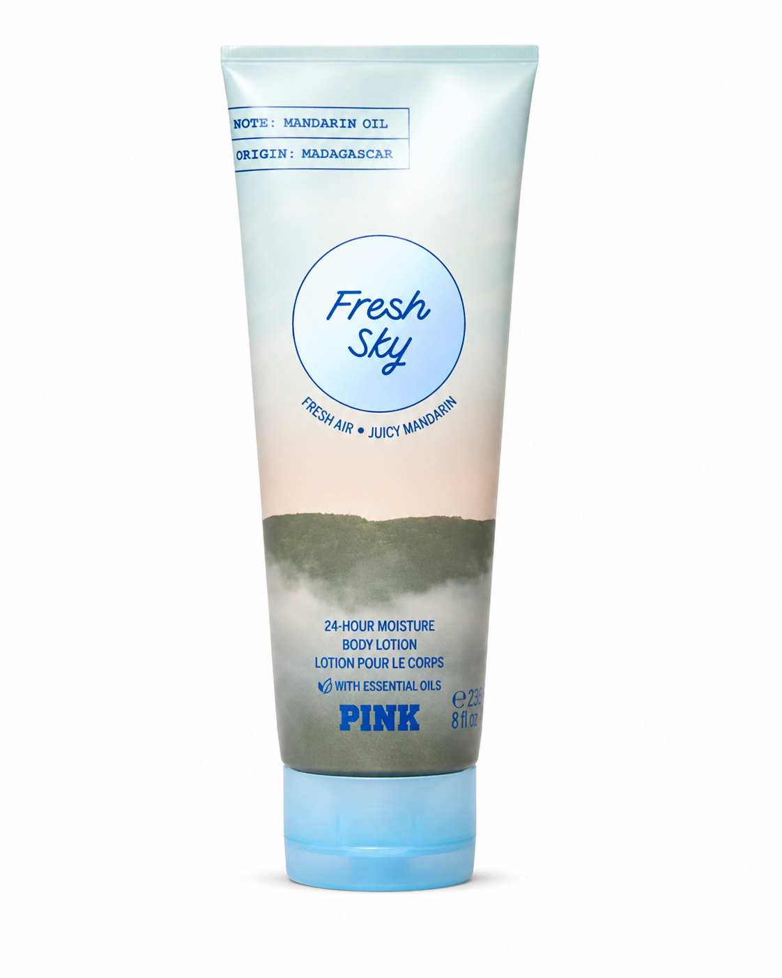 Victoria’s Secret PINK Fresh Sky 24-Hour Moisture Body Lotion, 8 fl oz