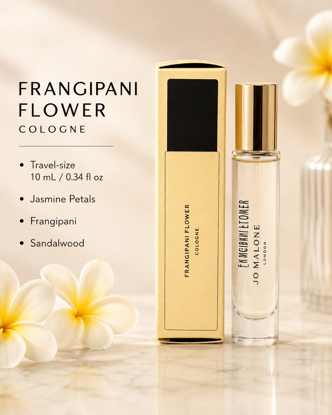 Jo Malone London Frangipani Flower Cologne Travel Spray 0.34 oz / 10 mL