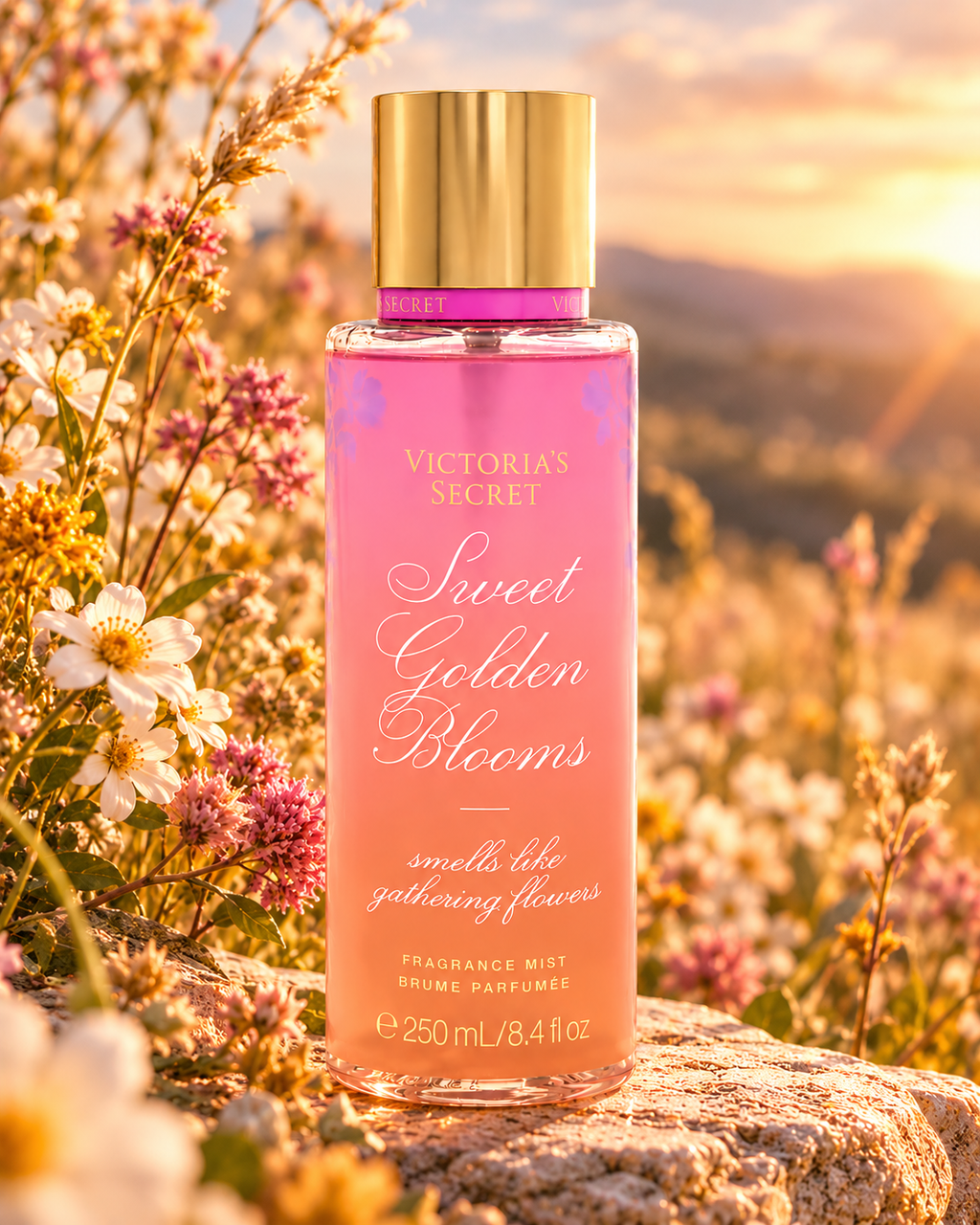 Victoria's Secret Sweet Golden Blooms Fragrance Mist 8.4 fl oz