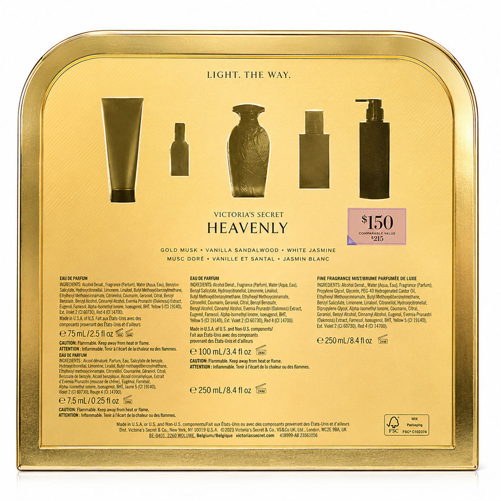 Victoria’s Secret Heavenly Fragrance Gift Set, 5-Piece