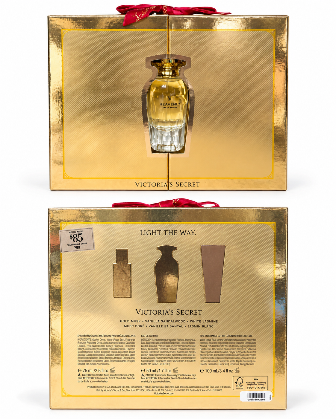 Victoria’s Secret Heavenly 3-Piece Fragrance Gift Set, 1.7 oz