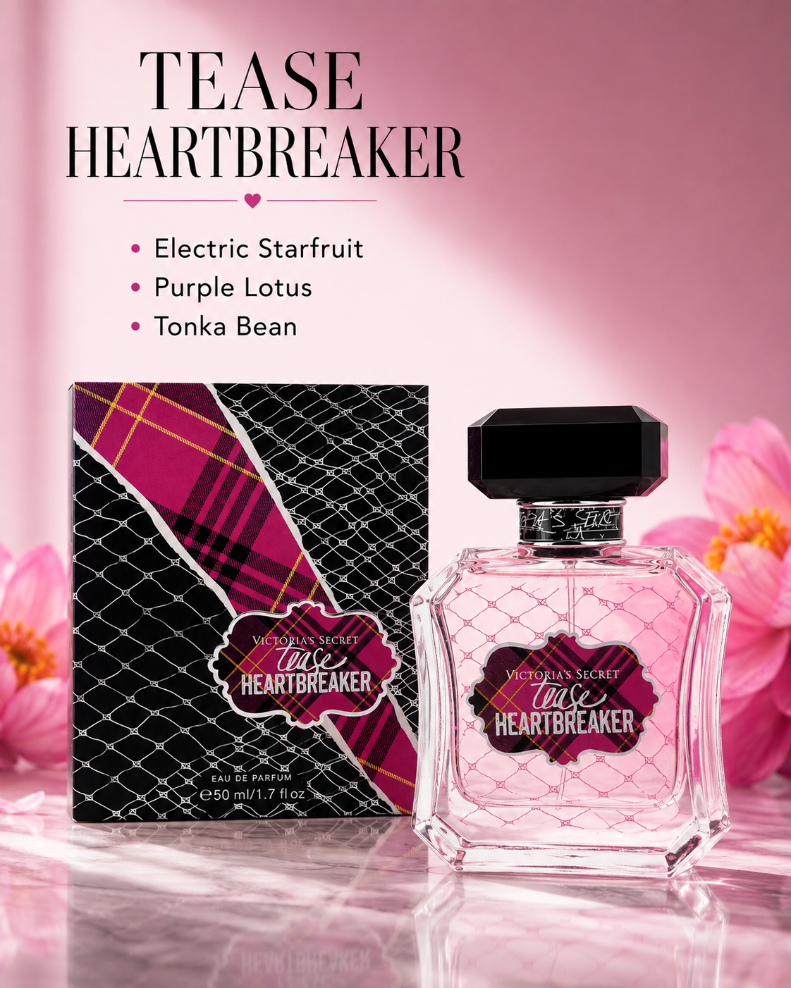 Victoria’s Secret Tease Heartbreaker Eau de Parfum Spray, 1.7 oz