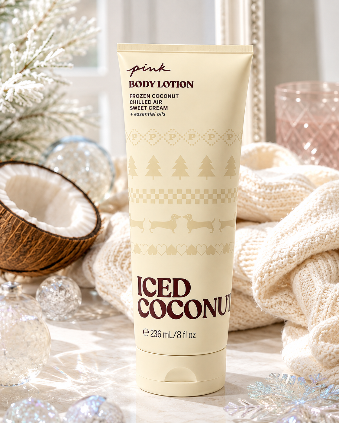 PINK Iced Coconut Body Lotion 8 fl oz