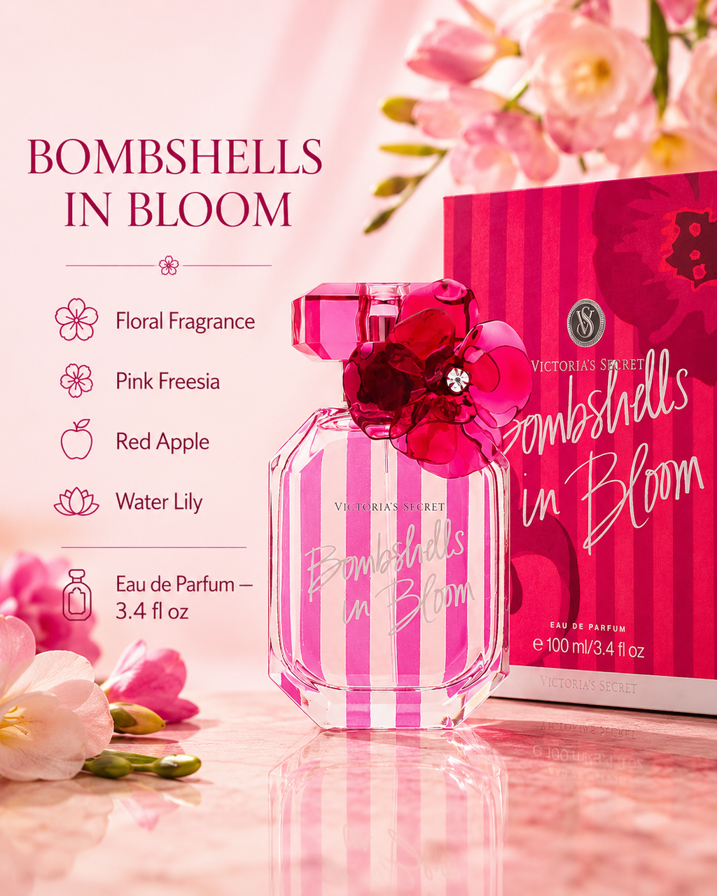 Victoria’s Secret Bombshells in Bloom Eau de Parfum 3.4 oz