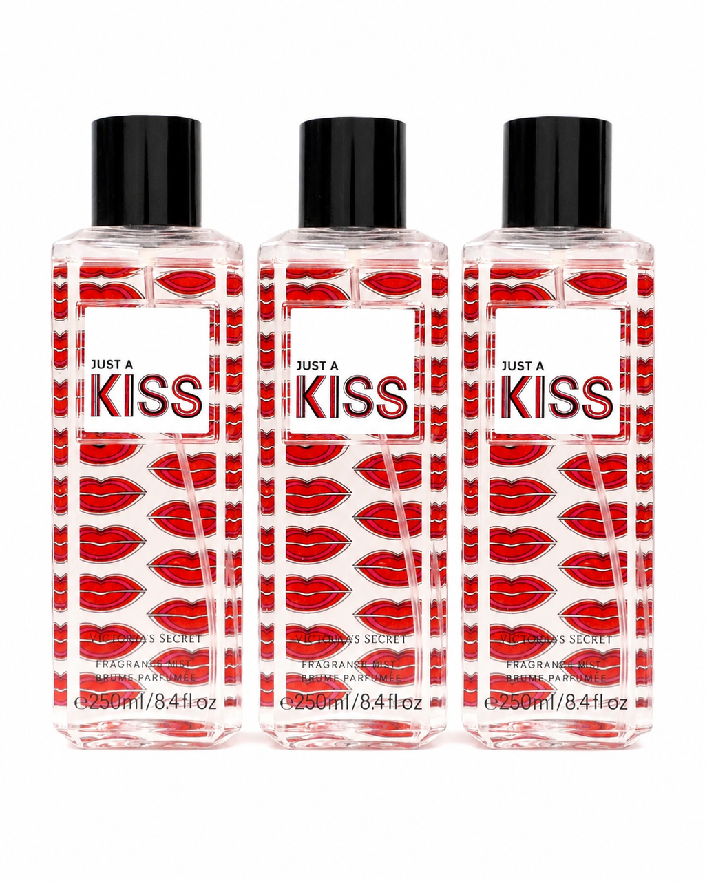 Victoria's Secret Just A Kiss Fragrance Mist, 3-Pack, 8.4 fl oz Each