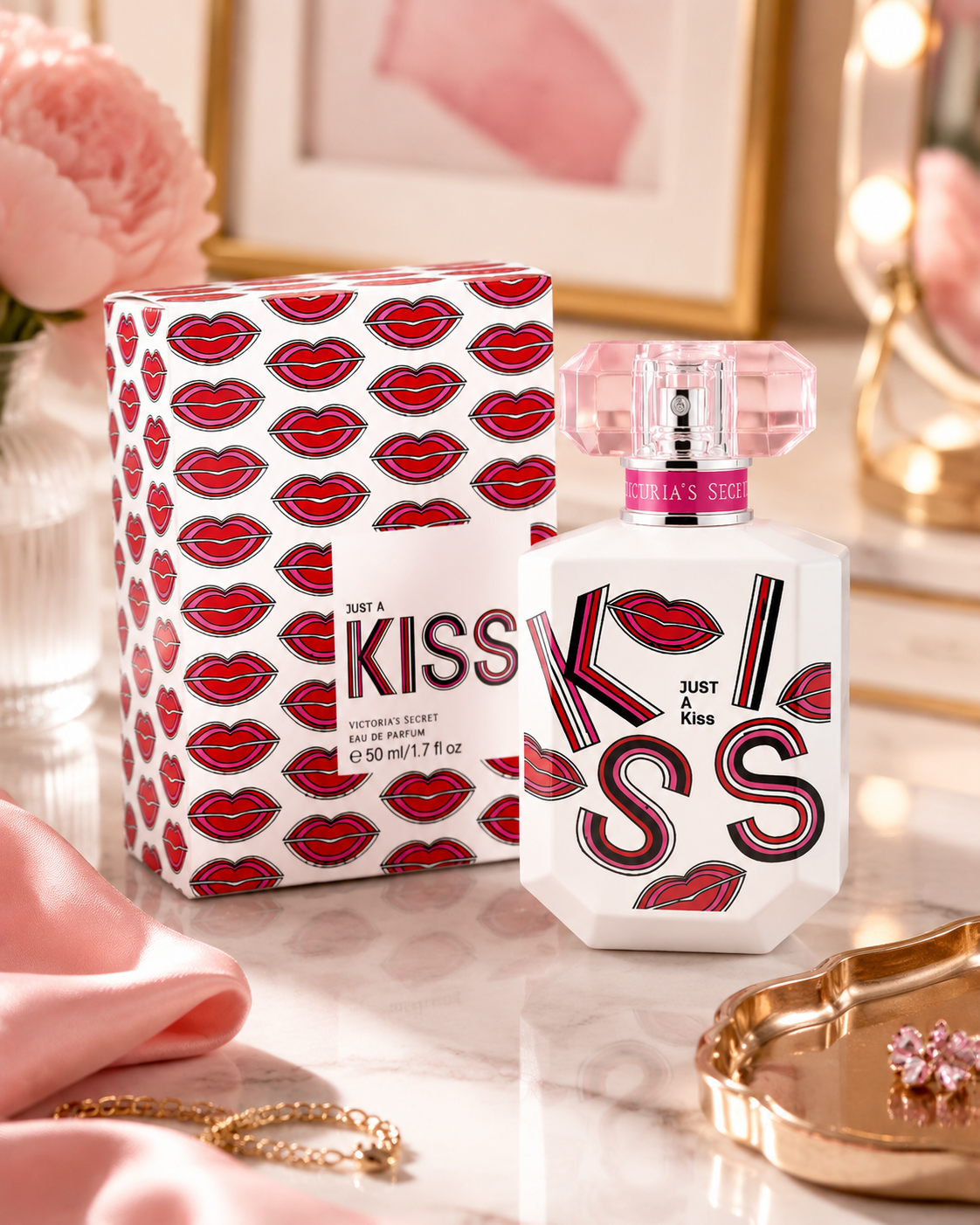 Victoria’s Secret Just A Kiss Eau de Parfum 1.7 oz Limited Edition