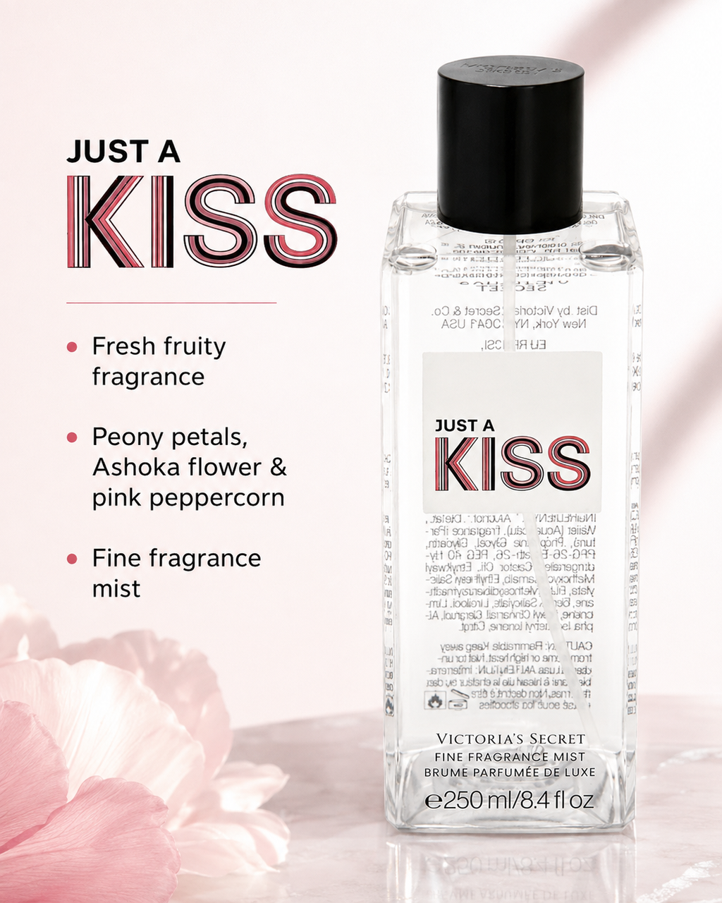 Victoria’s Secret Just A Kiss Fine Fragrance Mist 8.4 fl oz