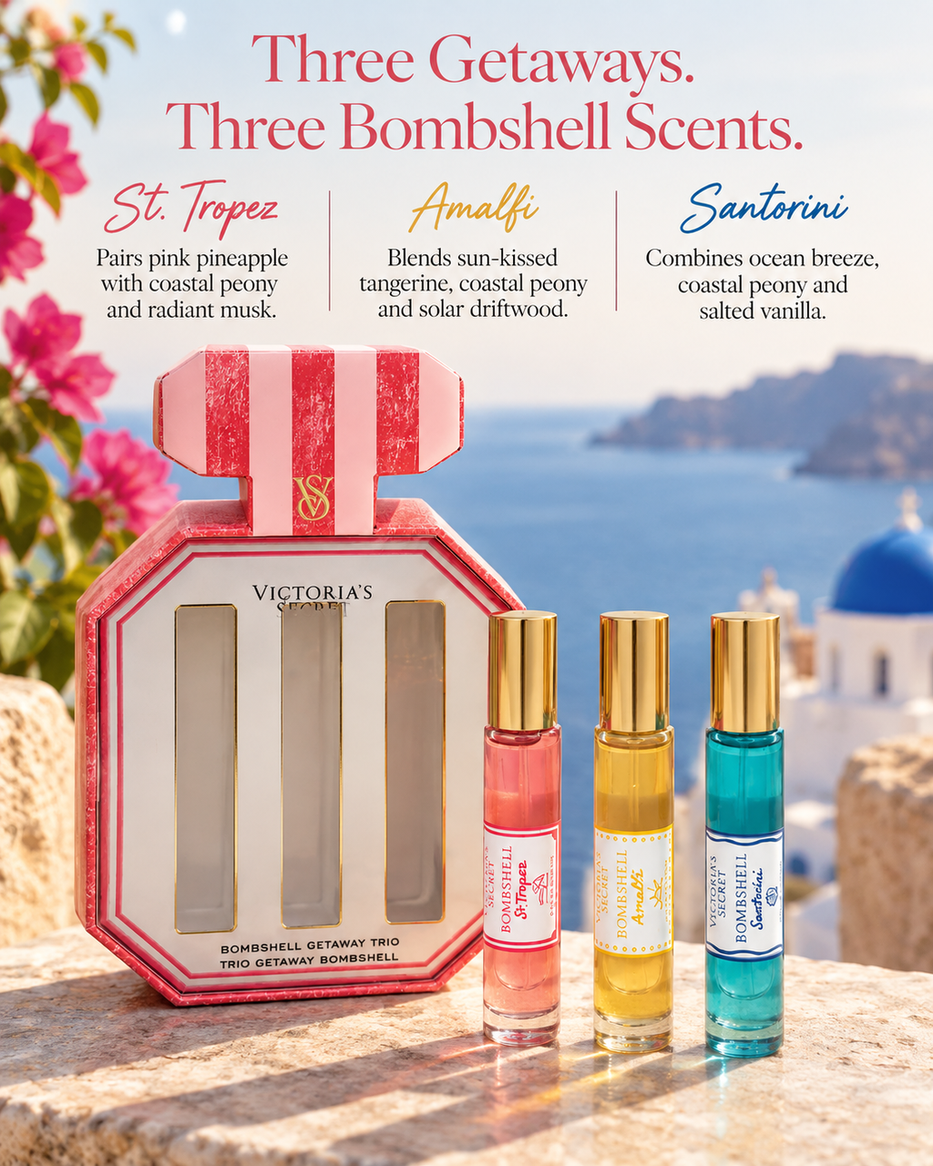 Victoria’s Secret Bombshell Getaway Trio – Eau de Parfum