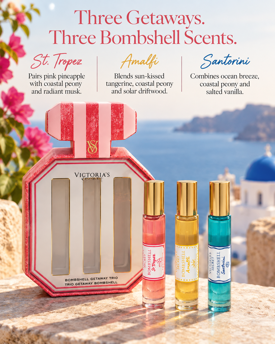 Victoria’s Secret Bombshell Getaway Trio – Eau de Parfum