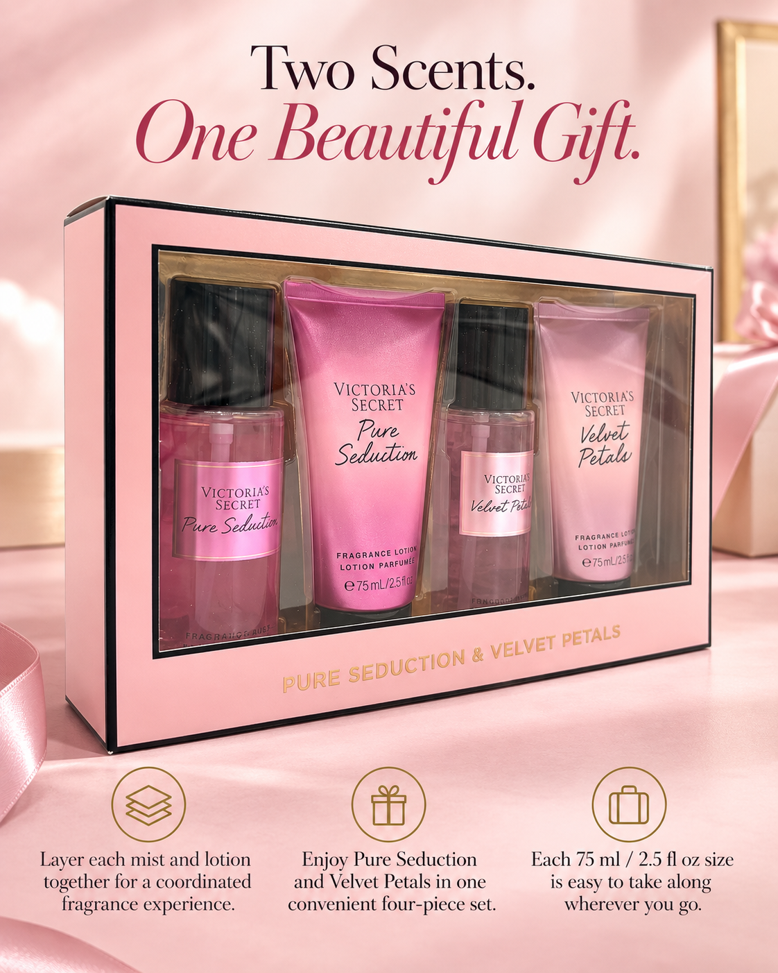 Victoria’s Secret Pure Seduction & Velvet Petals Gift Set