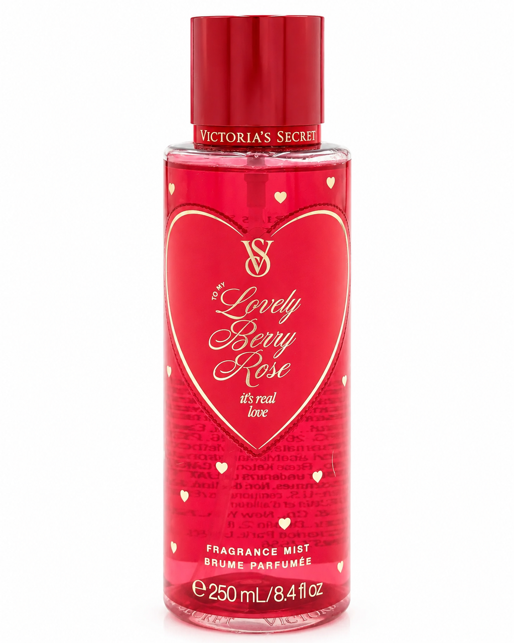 Victoria’s Secret Lovely Berry Rose Fragrance Mist, 8.4 fl oz / 250 mL