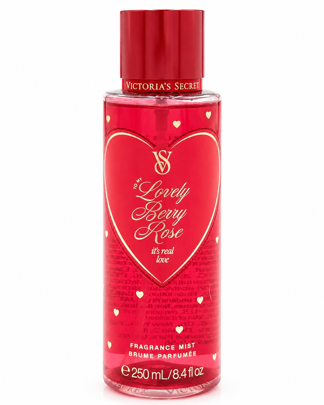 Victoria’s Secret Lovely Berry Rose Fragrance Mist, 8.4 fl oz / 250 mL