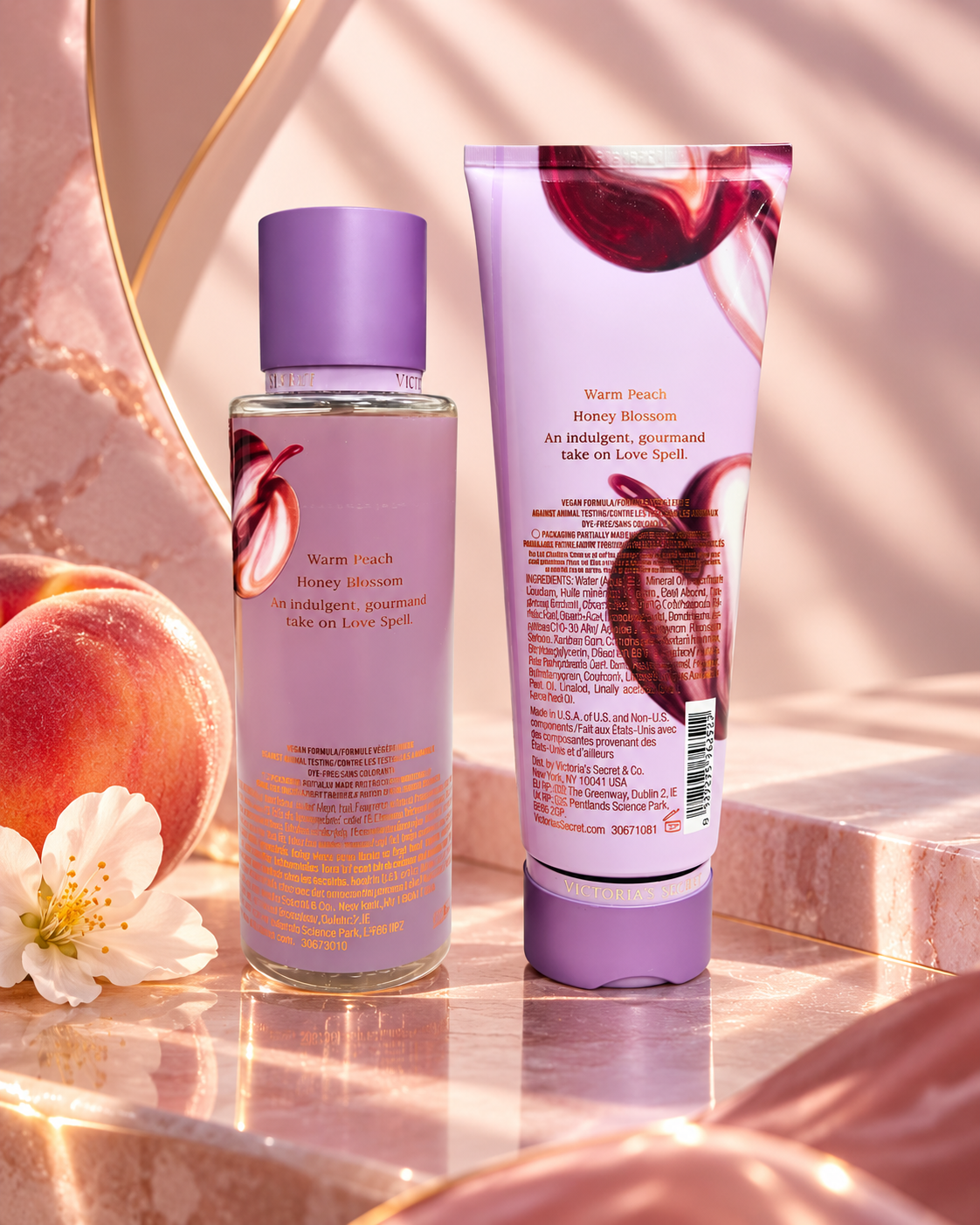 Victoria’s Secret Love Spell Brulee Fragrance Mist & Lotion Set – 2-Piece, 250 ml & 236 ml