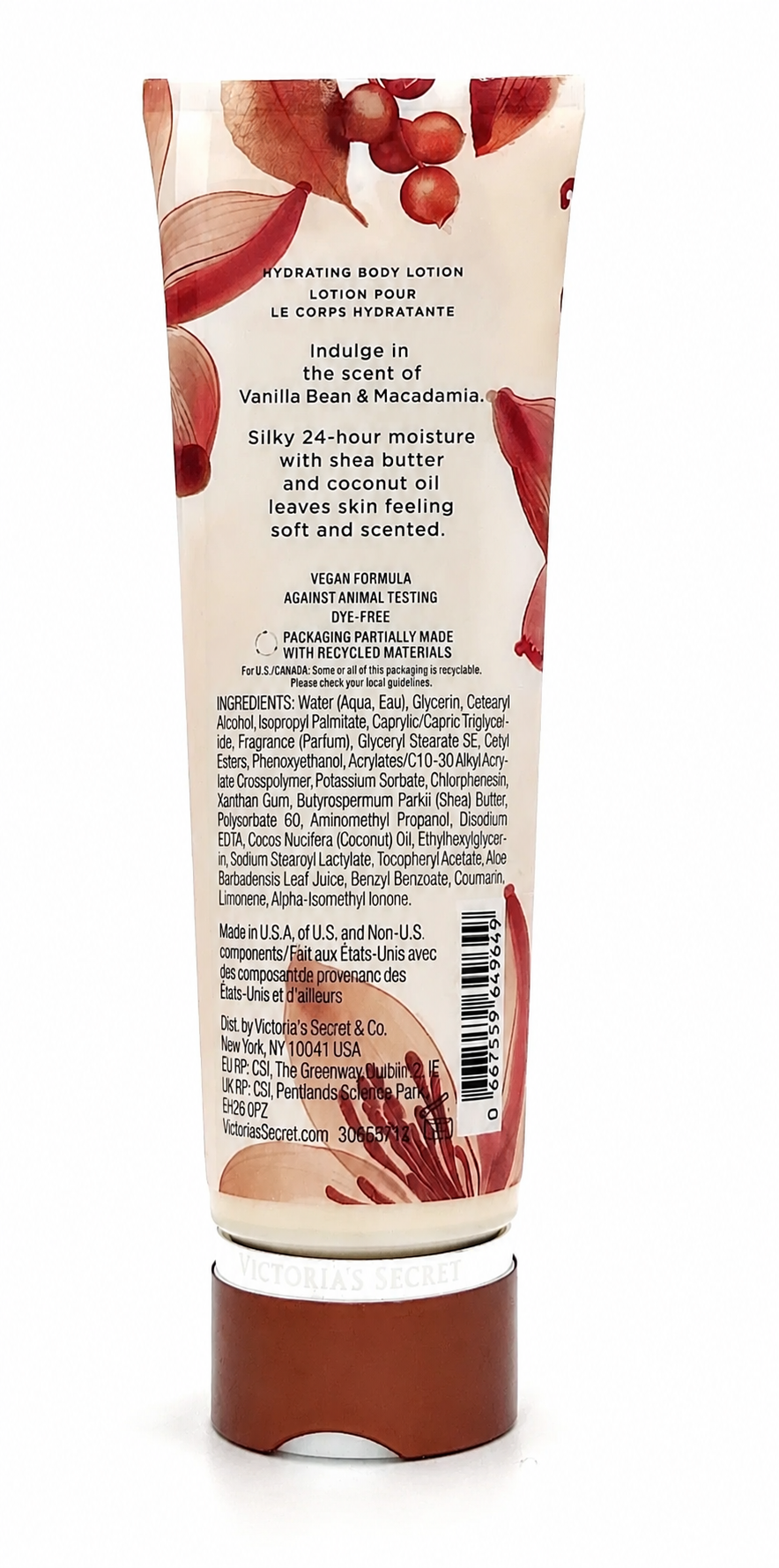 Victoria’s Secret Vanilla Bean & Macadamia Hydrating Body Lotion 8 fl oz