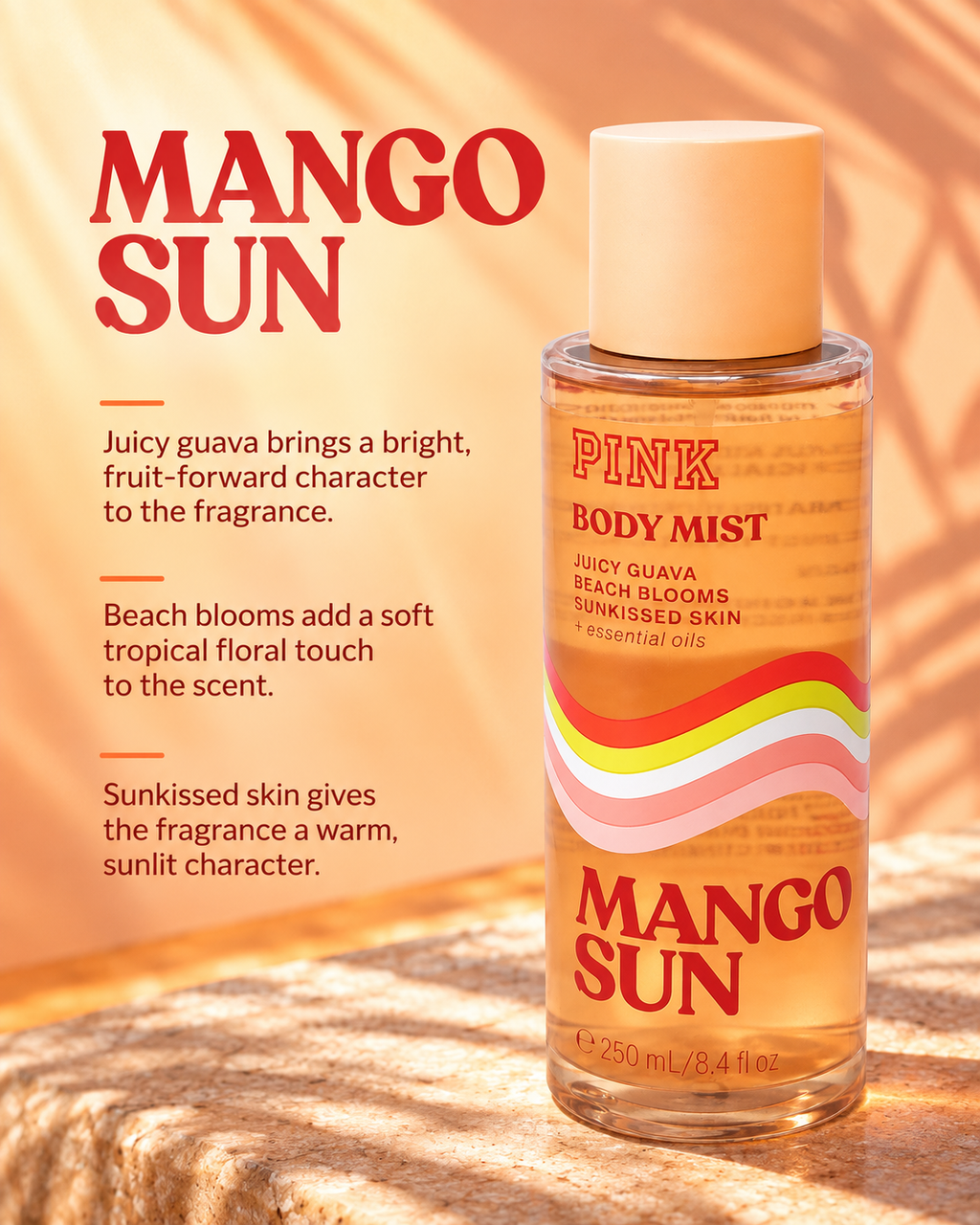 PINK Mango Sun Body Mist – Juicy Guava, 8.4 fl oz