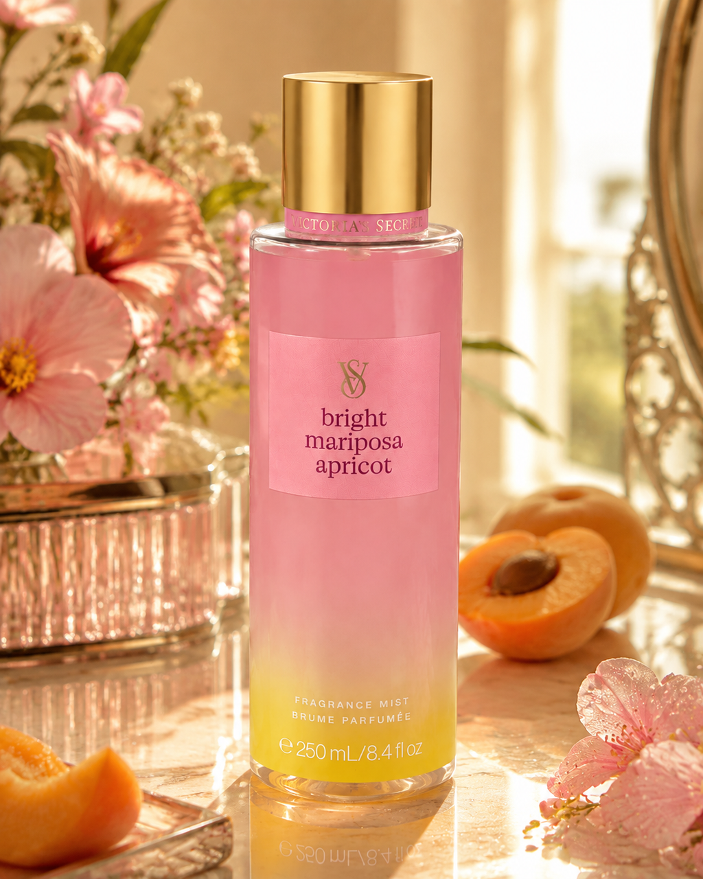 Victoria’s Secret Bright Mariposa Apricot Fragrance Mist 8.4 fl oz