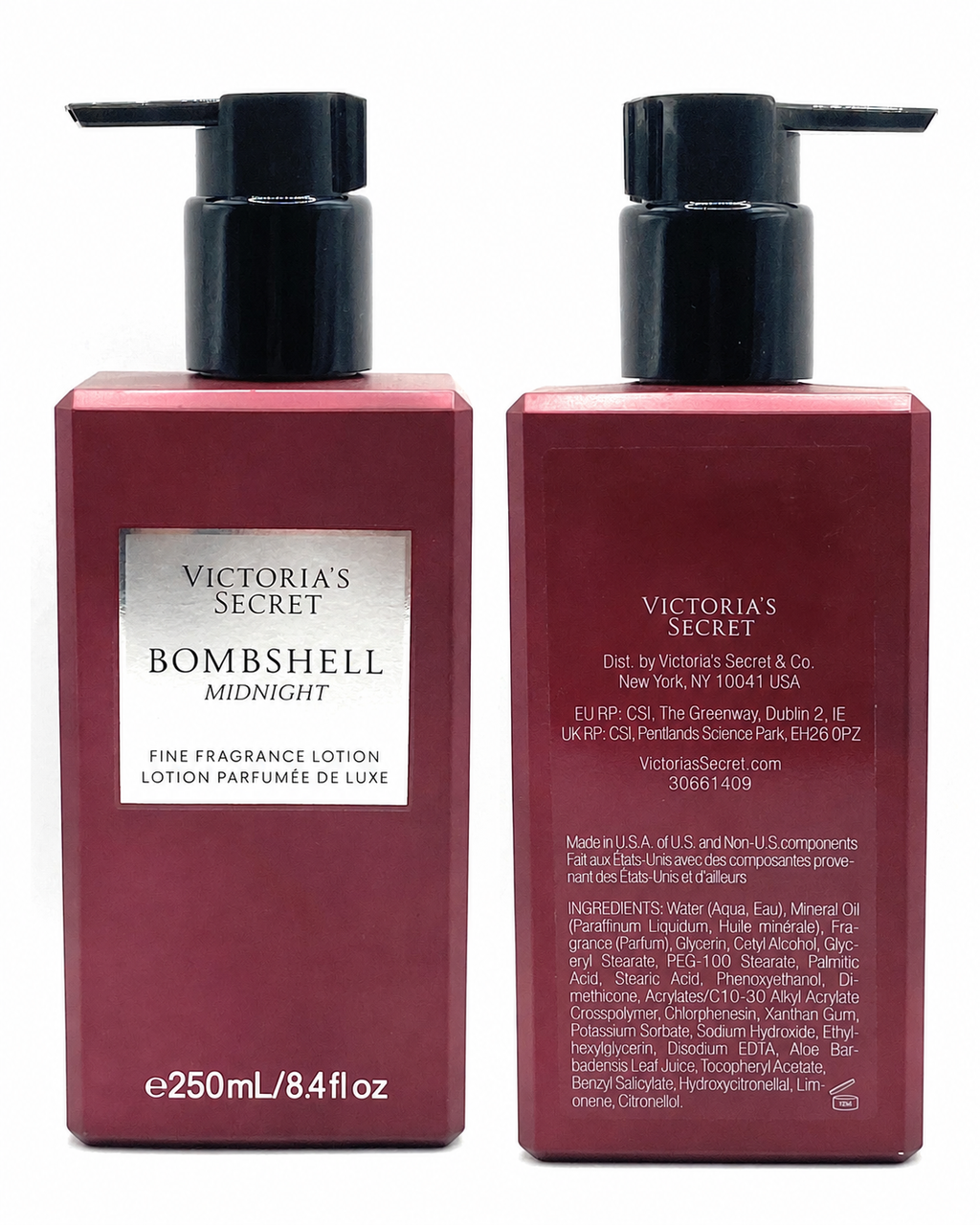 Victoria’s Secret Bombshell Midnight Fine Fragrance Lotion, 8.4 fl oz