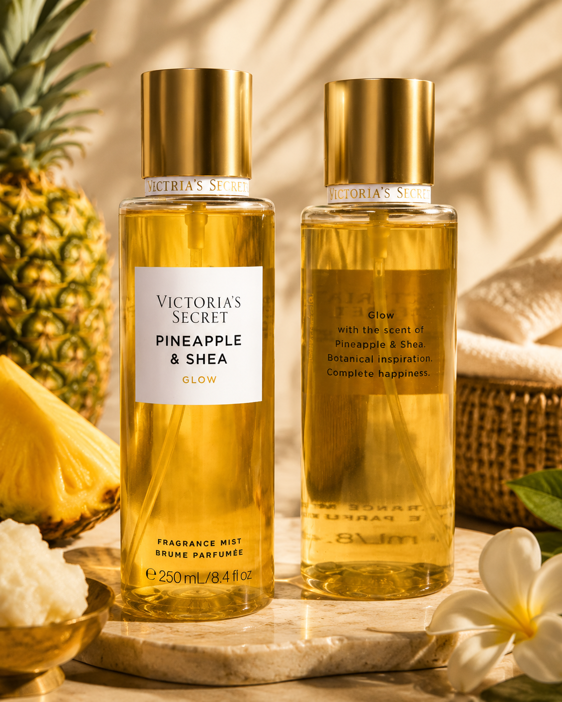 Victoria’s Secret Pineapple & Shea Glow Fragrance Mist 250 mL / 8.4 fl oz