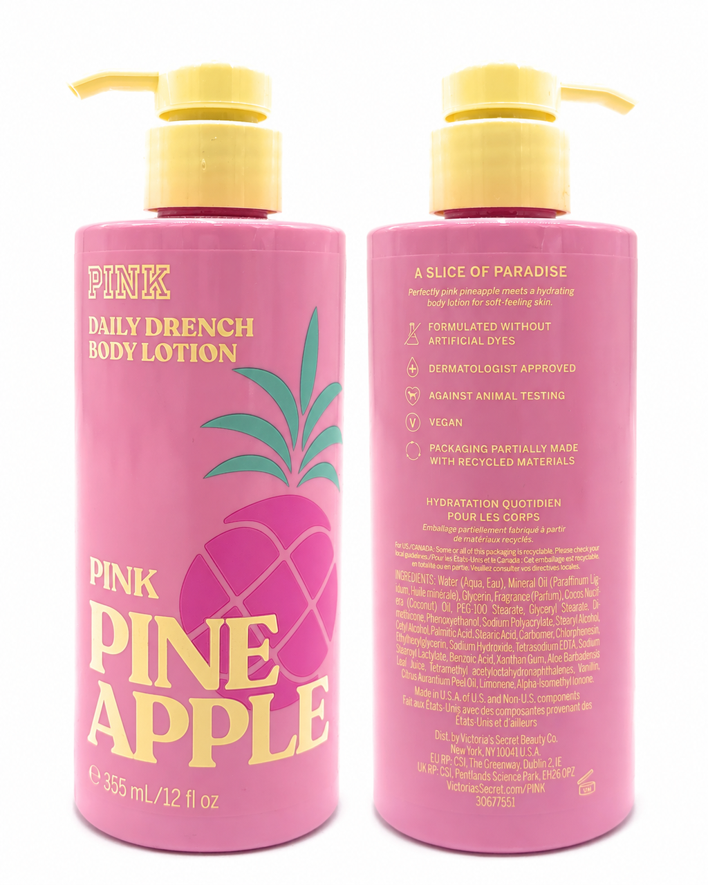 PINK by Victoria’s Secret Pink Pineapple Daily Drench Body Lotion, 12 fl oz