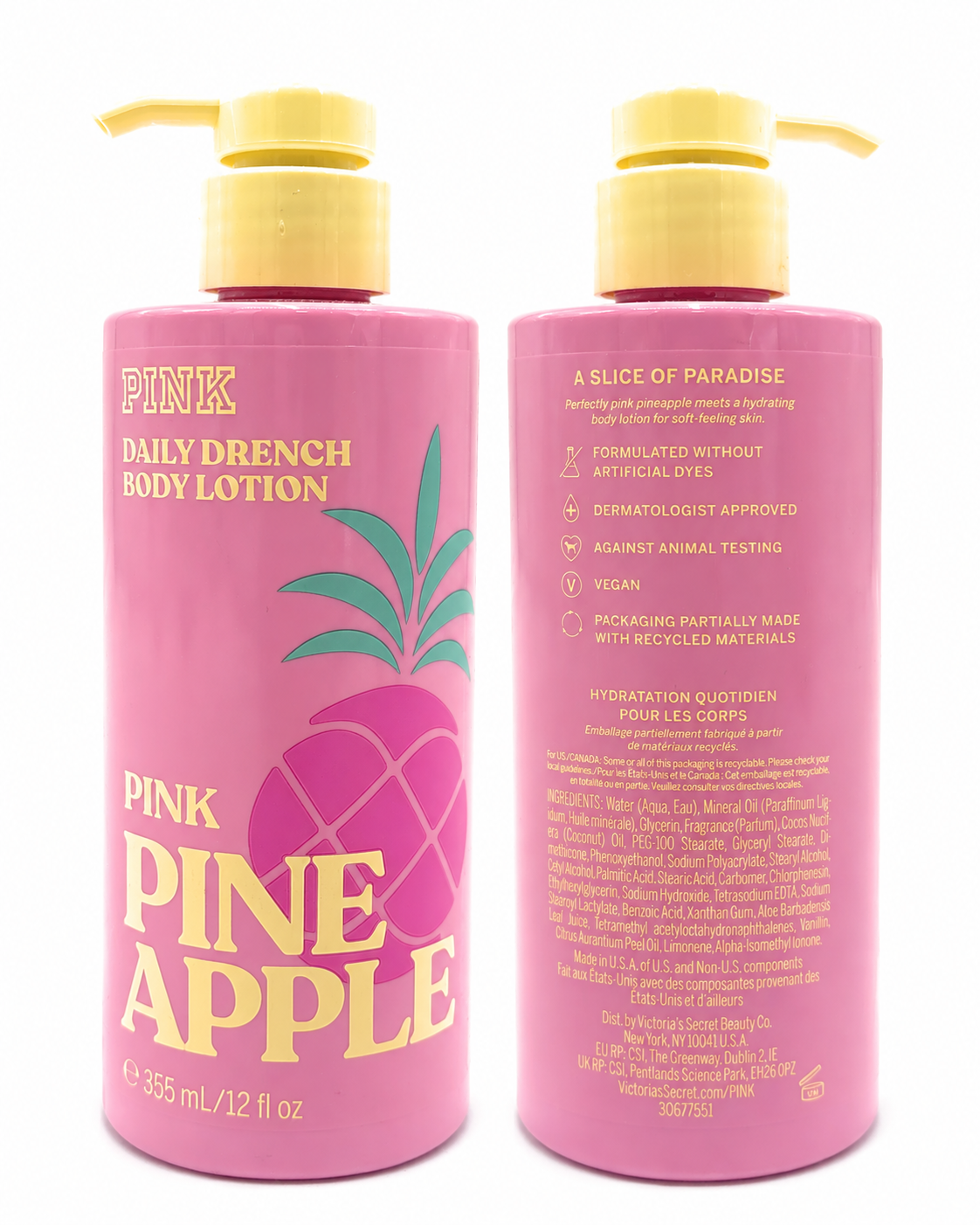 PINK by Victoria’s Secret Pink Pineapple Daily Drench Body Lotion, 12 fl oz