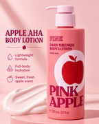 Victoria’s Secret PINK Apple Daily Drench Body Lotion with Apple AHA, 12 fl oz