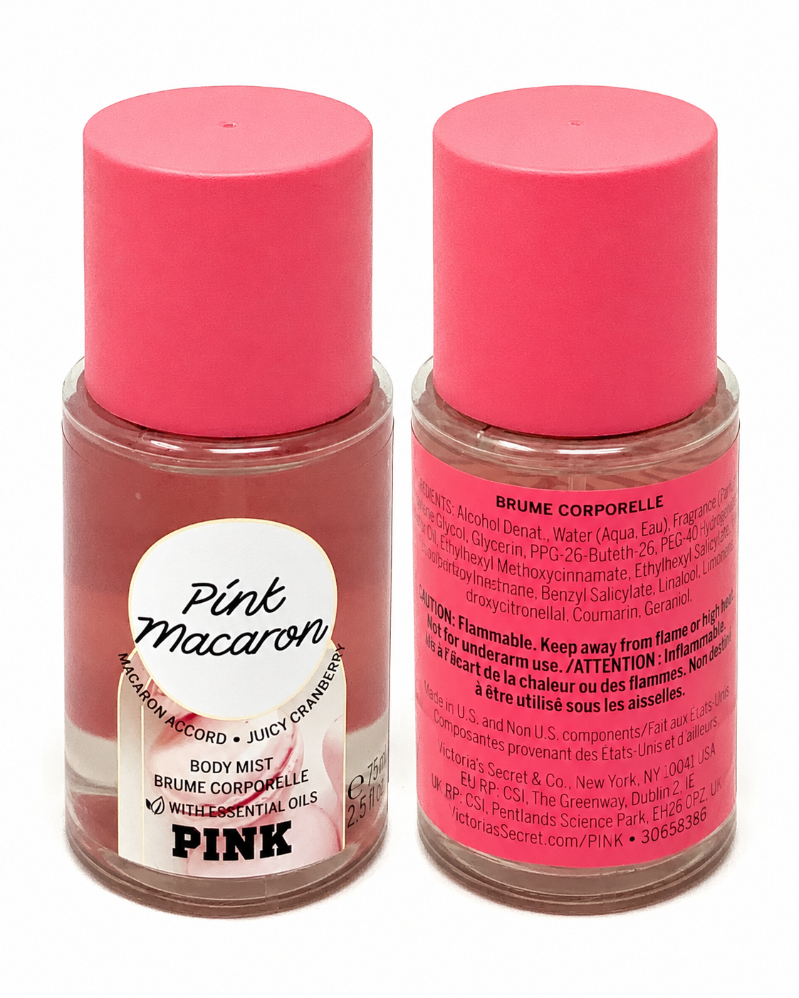 Victoria's Secret PINK Pink Macaron Body Mist, 2.5 fl oz