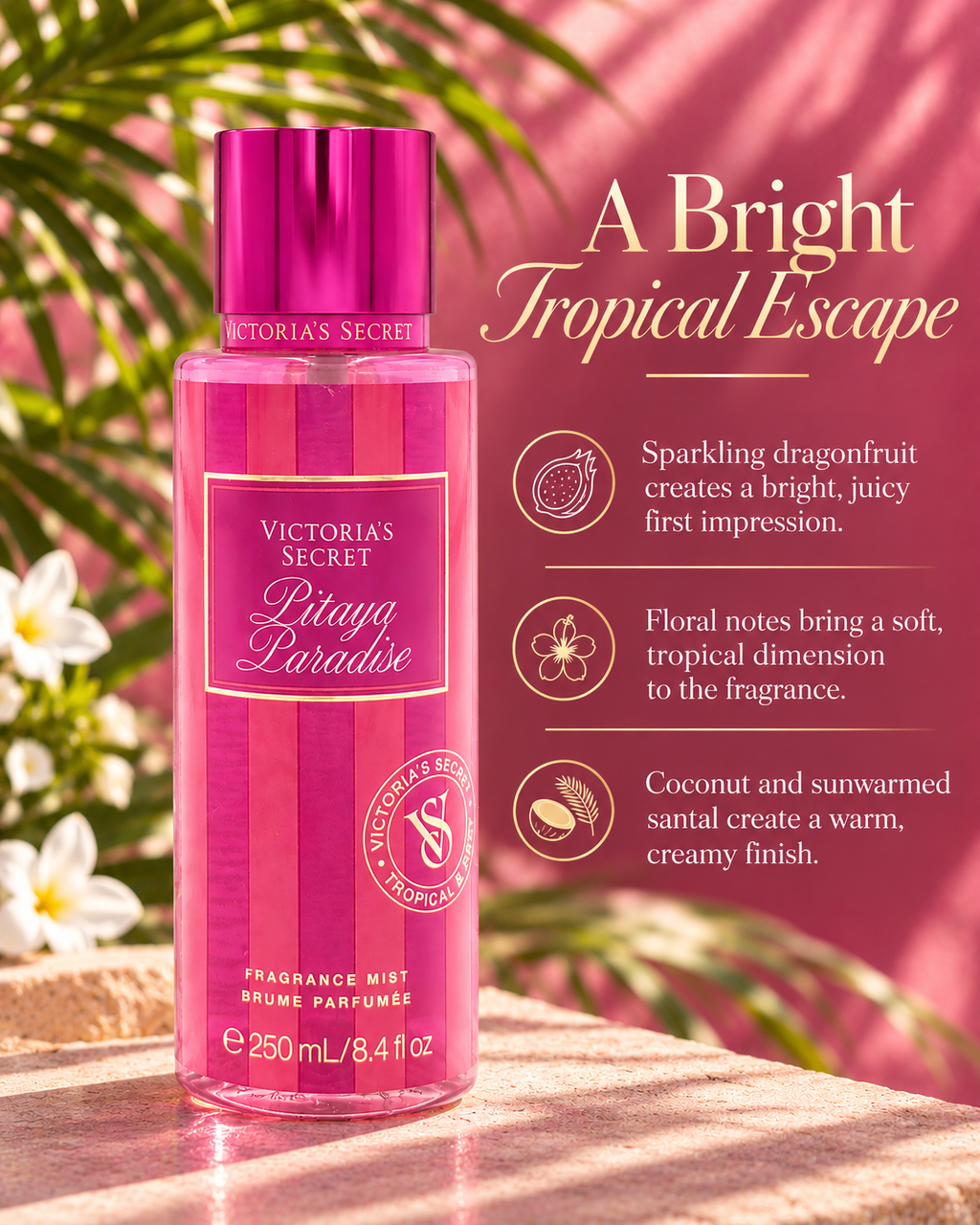 Victoria’s Secret Pitaya Paradise Fragrance Mist, 8.4 fl oz