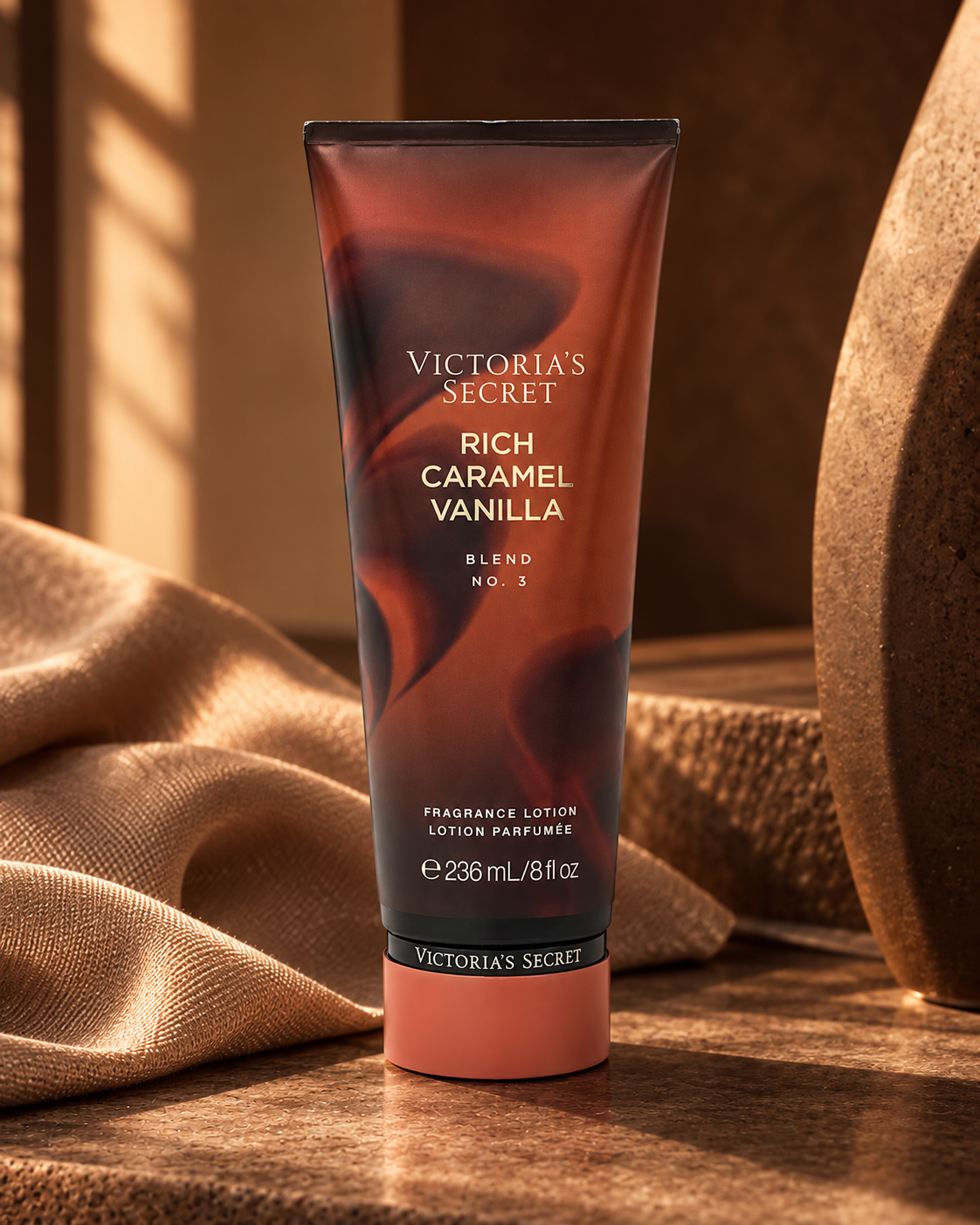 Victoria’s Secret Rich Caramel Vanilla Blend No. 3 Fragrance Lotion, 8 fl oz