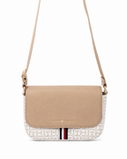 Tommy Hilfiger Ruby II White Logo Crossbody Bag
