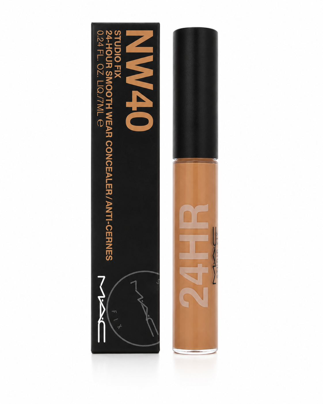 MAC Studio Fix 24-Hour Smooth Wear Concealer – NW40 Deep Beige, 0.24 fl oz / 7 ml