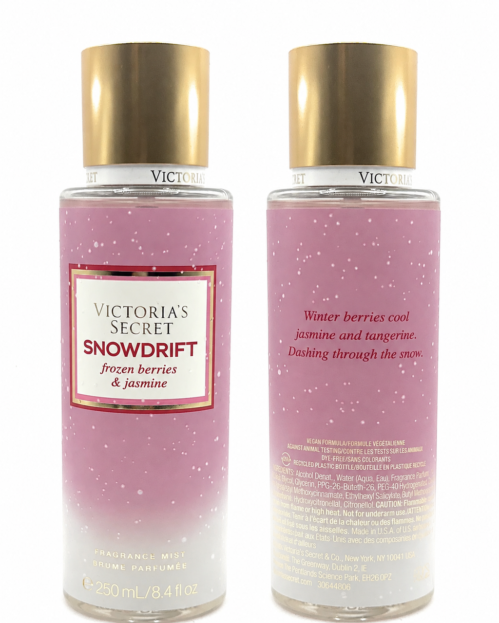 Victoria’s Secret Snowdrift Fragrance Mist – Frozen Berries & Jasmine, 8.4 fl oz