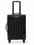 Victoria’s Secret The 72-Hour Carry-On Rolling Suitcase, Black Logo Jacquard Stripe